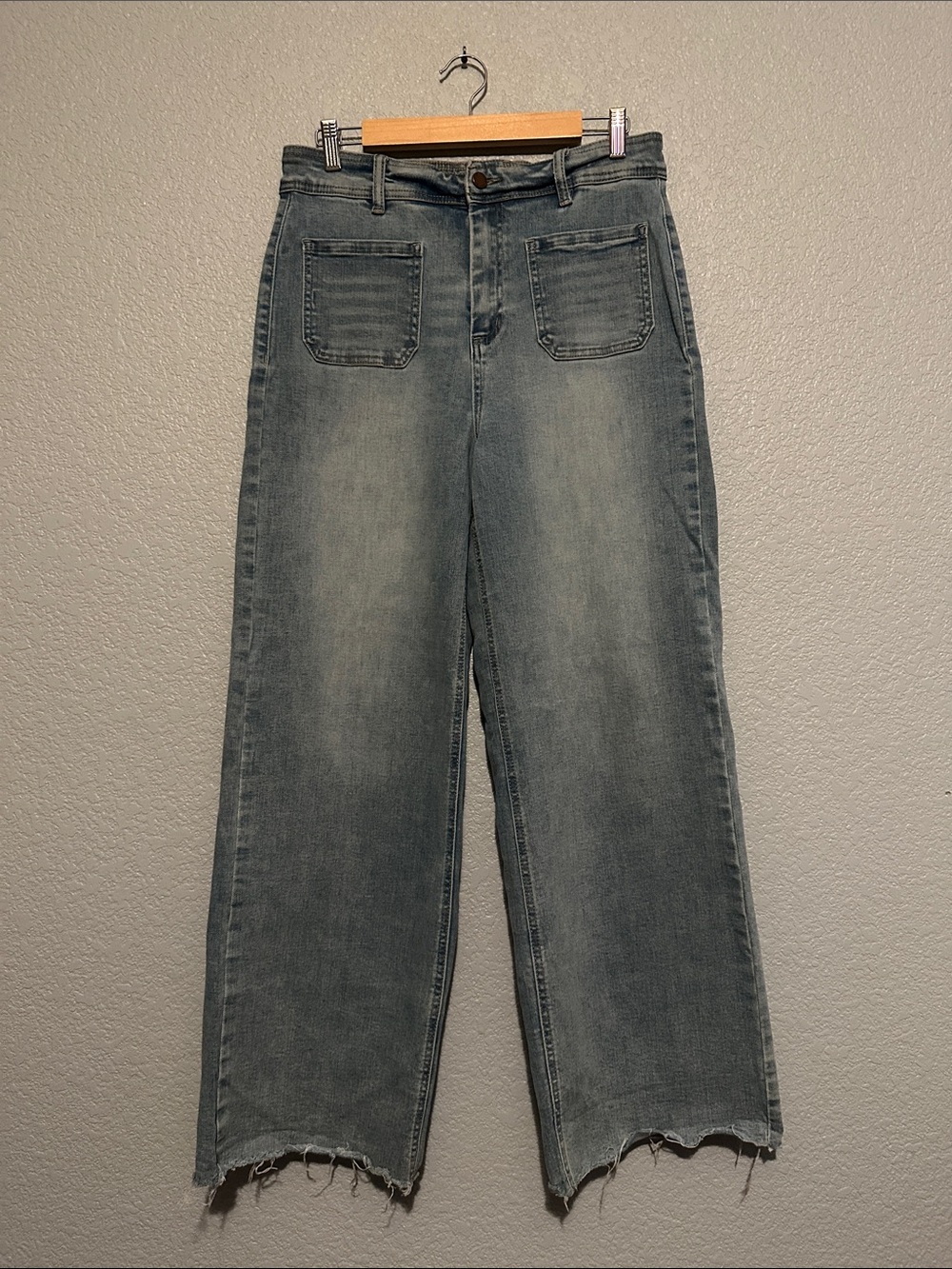 OAT New York High Rise Wide Leg Jeans